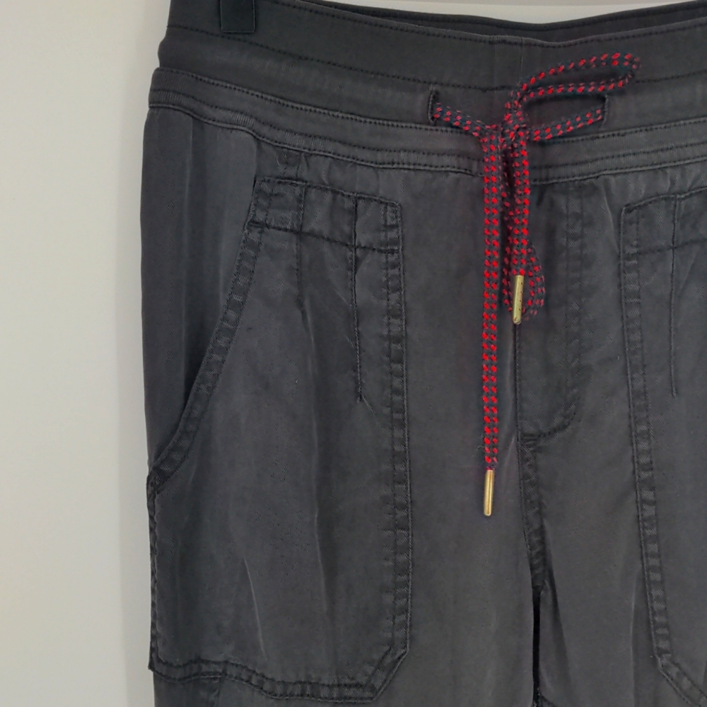 Anthropologie Women's The‎ Nomad High Rise Jogger Size Extra Small Charcoal Boho - Picture 6 of 15